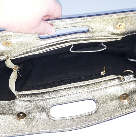 Bling Denim Clutch